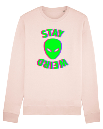 Stay Weird Glitch Candy Pink