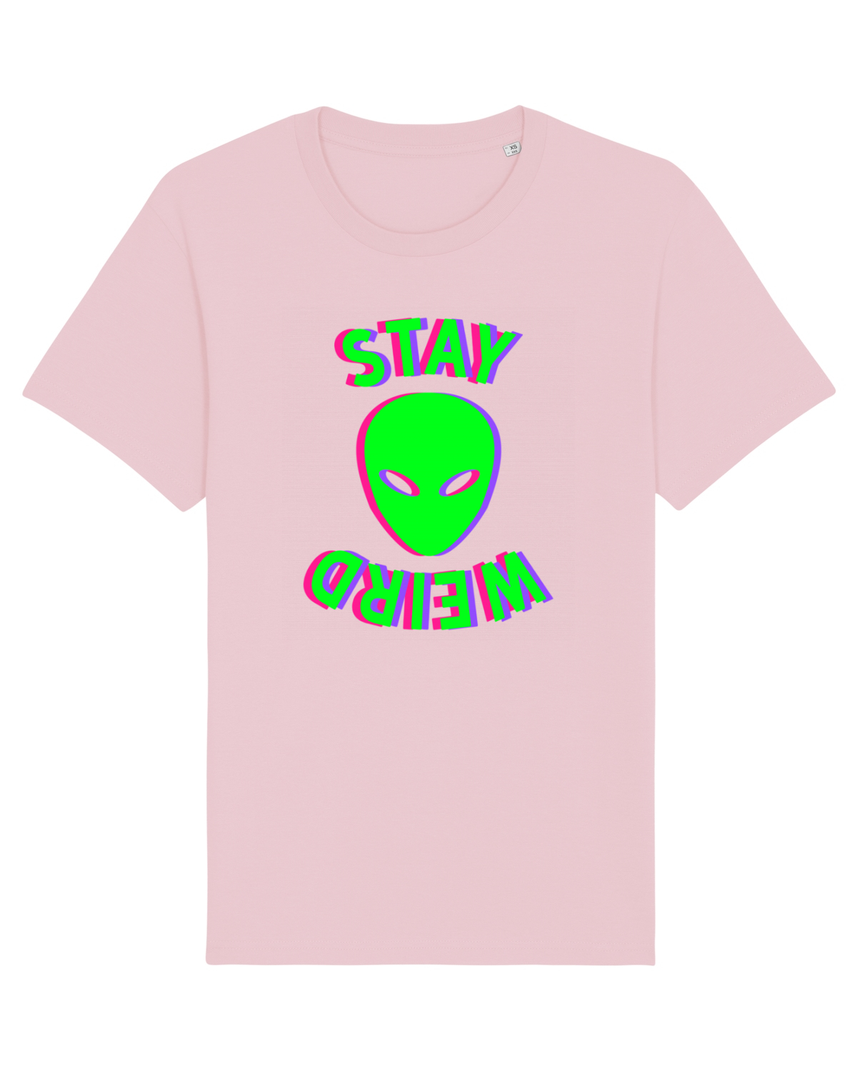 Tricou mânecă scurtă Unisex Rocker Cotton Pink