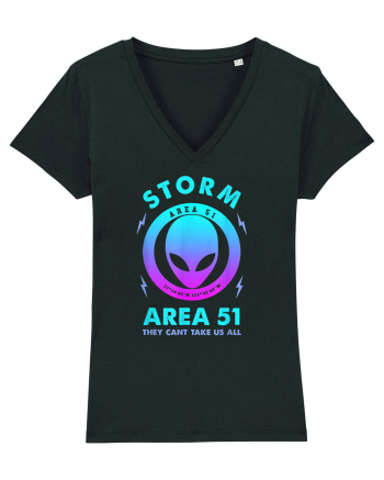 Storm Area 51 Funny Alien They Cant Take Us All Black