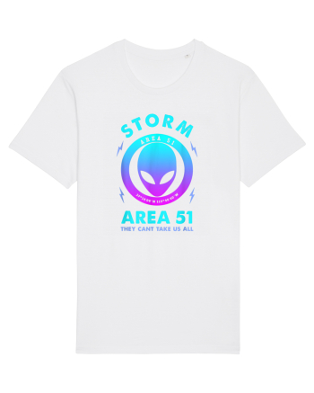 Storm Area 51 Funny Alien They Cant Take Us All White