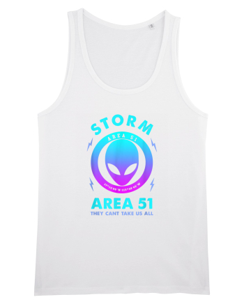 Storm Area 51 Funny Alien They Cant Take Us All White