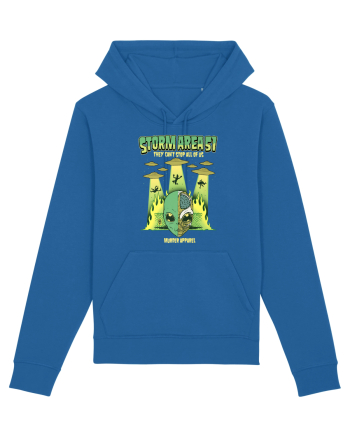 Storm Area 51 Paranormal Alien UFO Royal Blue