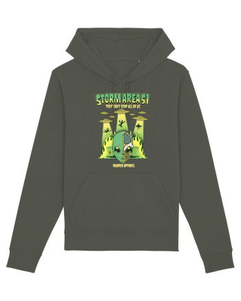 Storm Area 51 Paranormal Alien UFO Khaki