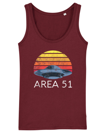Storm Area 51 Retro UFO Alien Burgundy