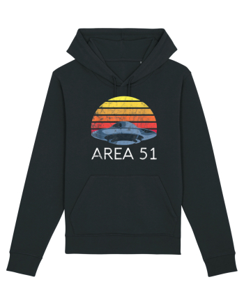 Storm Area 51 Retro UFO Alien Black