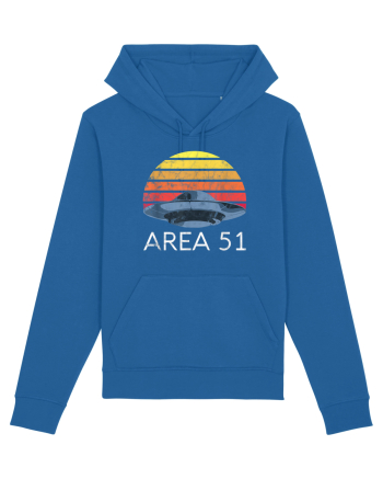 Storm Area 51 Retro UFO Alien Royal Blue