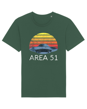 Storm Area 51 Retro UFO Alien Bottle Green