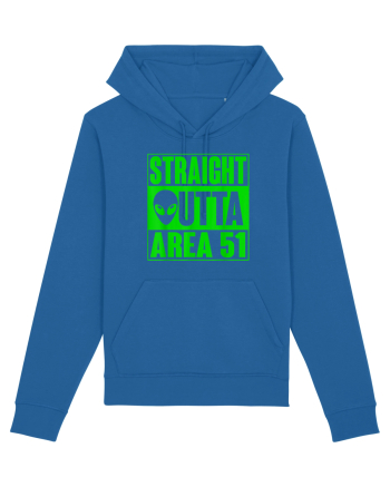 Straight Outta Area 51 UFO Alien Royal Blue