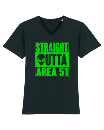 Straight Outta Area 51 UFO Alien Black