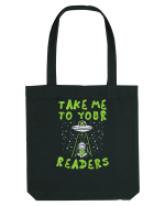 Take Me To Your Readers Sacoșă textilă