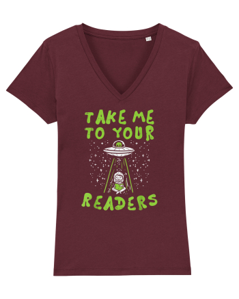 Take Me To Your Readers Burgundy