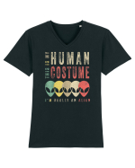 This Is My Human Costume Tricou mânecă scurtă guler V Bărbat Presenter