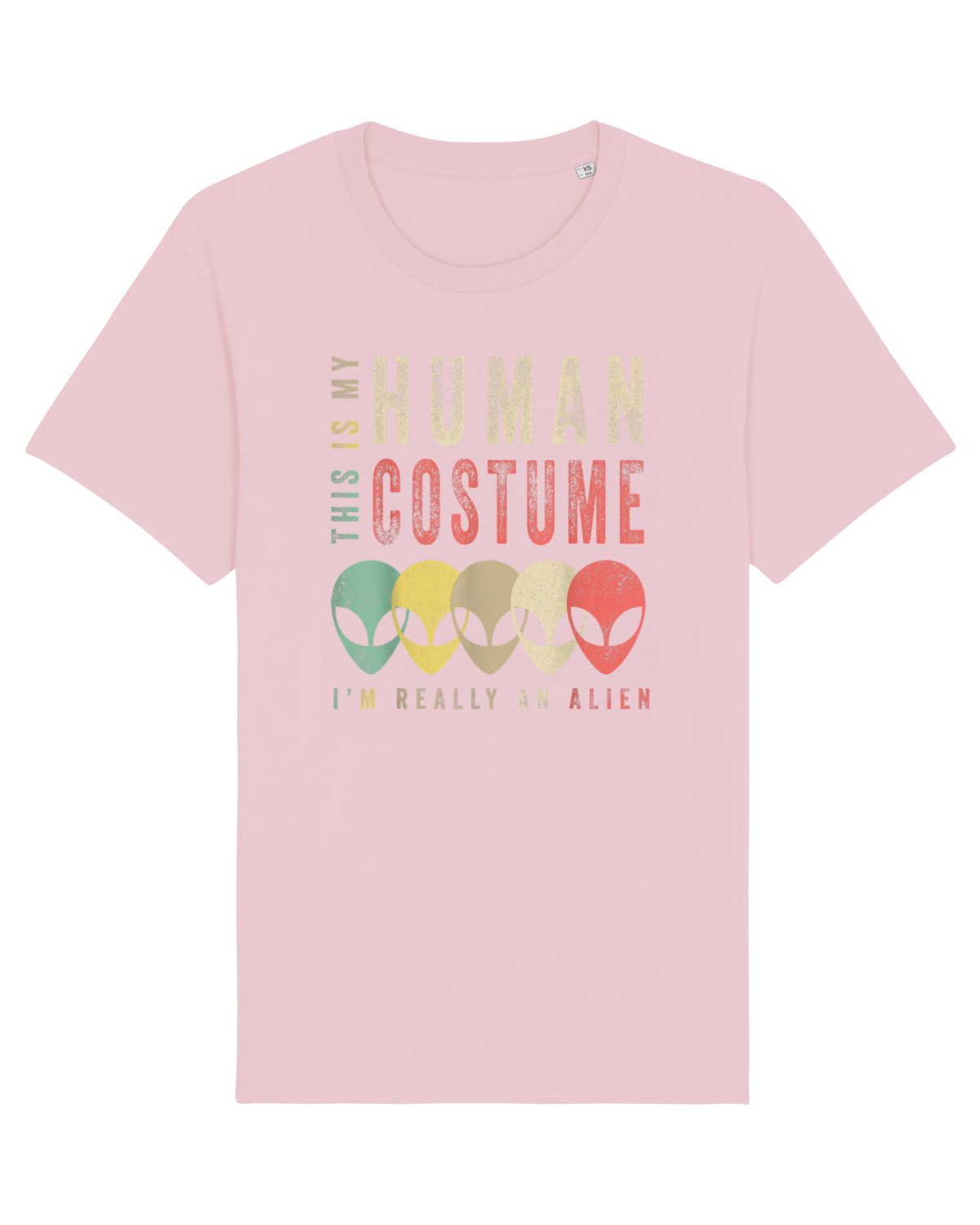 Tricou mânecă scurtă Unisex Rocker Cotton Pink