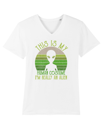 This Is My Human Costume I'm Really An Alien White