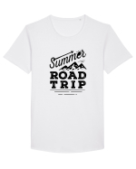 Summer Road Trip Tricou mânecă scurtă guler larg Bărbat Skater