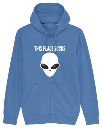 This Place Sucks Alien Bright Blue