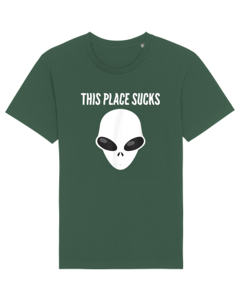 This Place Sucks Alien Bottle Green