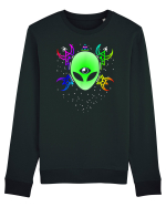Trippy Rave Alien Sacred Geometry Spiritual Bluză mânecă lungă Unisex Rise