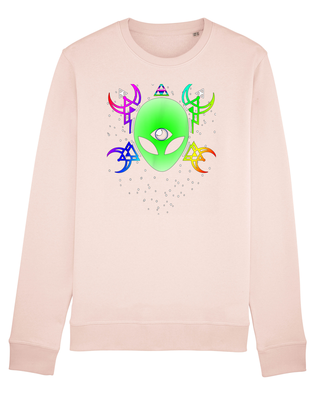 Bluză mânecă lungă Unisex Rise Candy Pink