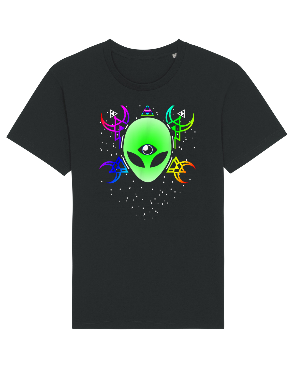 Tricou mânecă scurtă Unisex Rocker Black