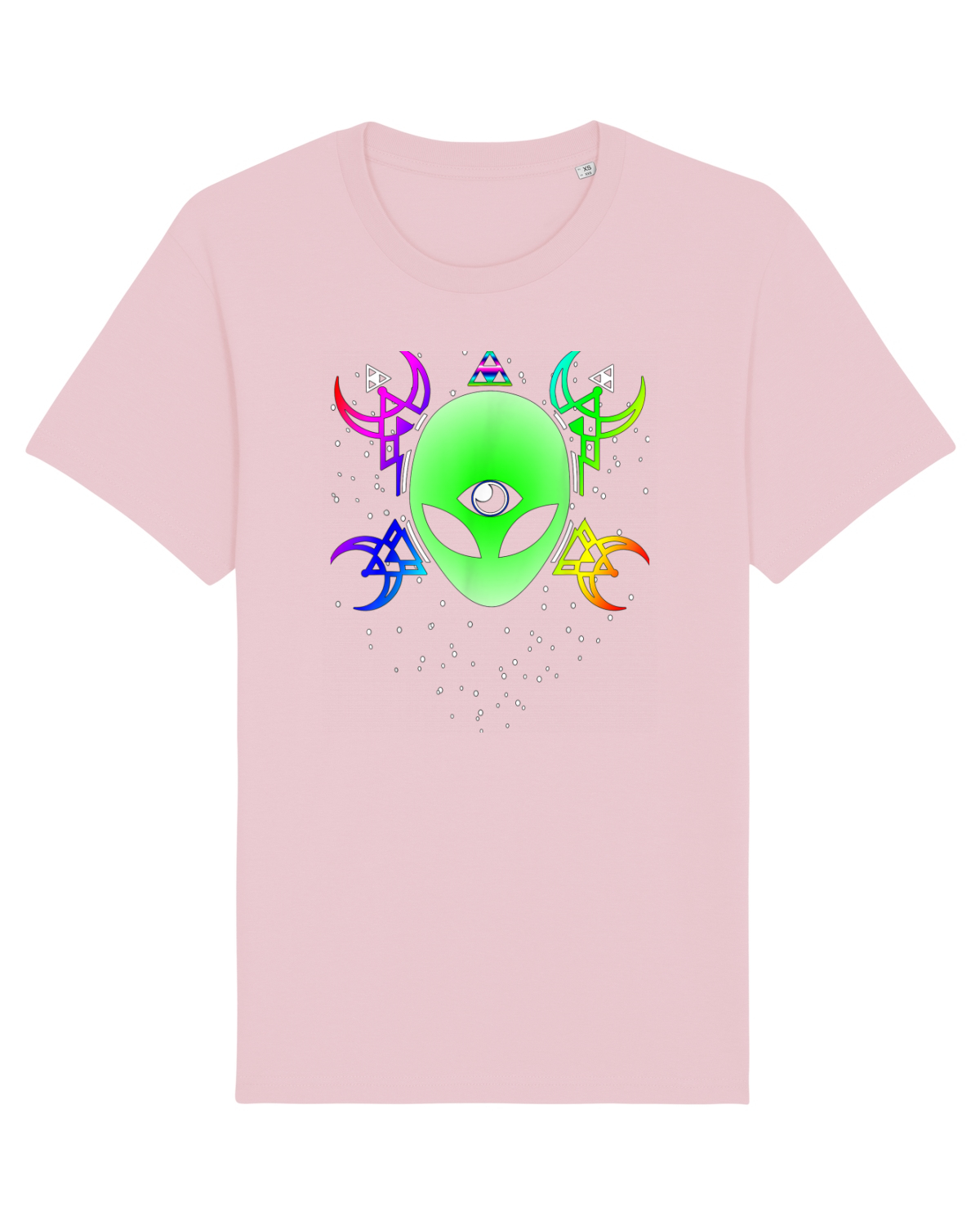 Tricou mânecă scurtă Unisex Rocker Cotton Pink