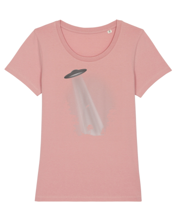 UFO Space Alien Abduction Flying Saucer Canyon Pink
