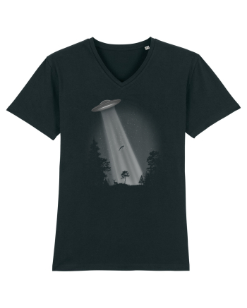 UFO Space Alien Abduction Flying Saucer Black