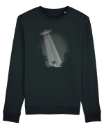 UFO Space Alien Abduction Flying Saucer Bluză mânecă lungă Unisex Rise
