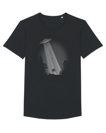 UFO Space Alien Abduction Flying Saucer Black