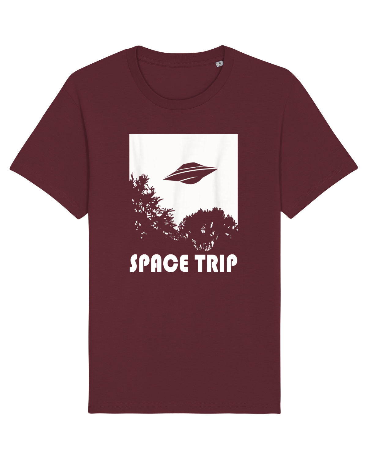 Tricou mânecă scurtă Unisex Rocker Burgundy