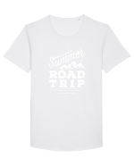 Summer Road Trip Tricou mânecă scurtă guler larg Bărbat Skater