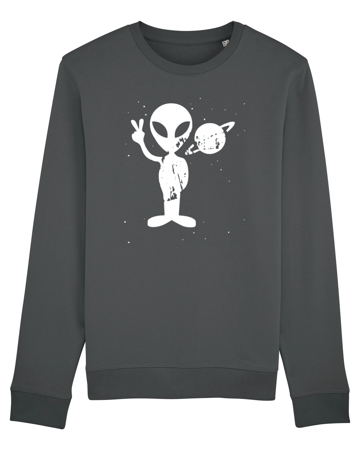 Bluză mânecă lungă Unisex Rise Anthracite