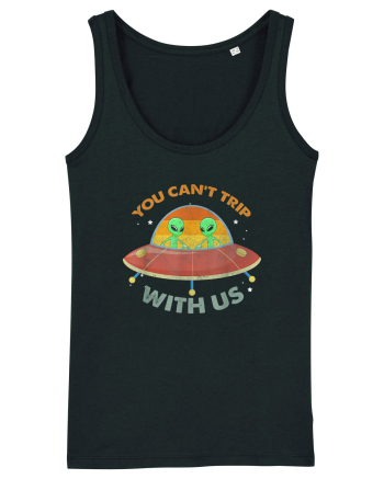 Vintage Alien UFO You Cant Trip With Us Black