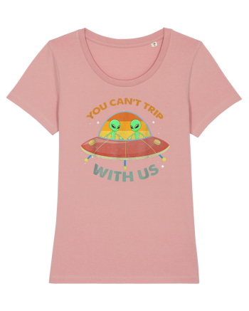 Vintage Alien UFO You Cant Trip With Us Canyon Pink