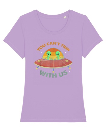 Vintage Alien UFO You Cant Trip With Us Lavender Dawn