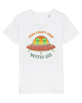Vintage Alien UFO You Cant Trip With Us White