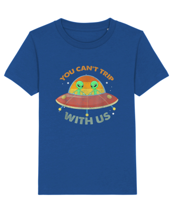 Vintage Alien UFO You Cant Trip With Us Majorelle Blue