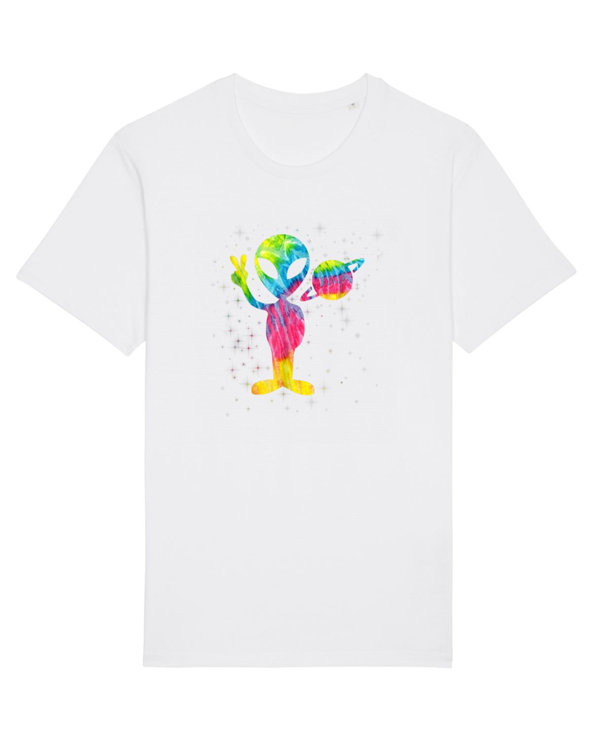 Tricou mânecă scurtă Unisex Rocker White