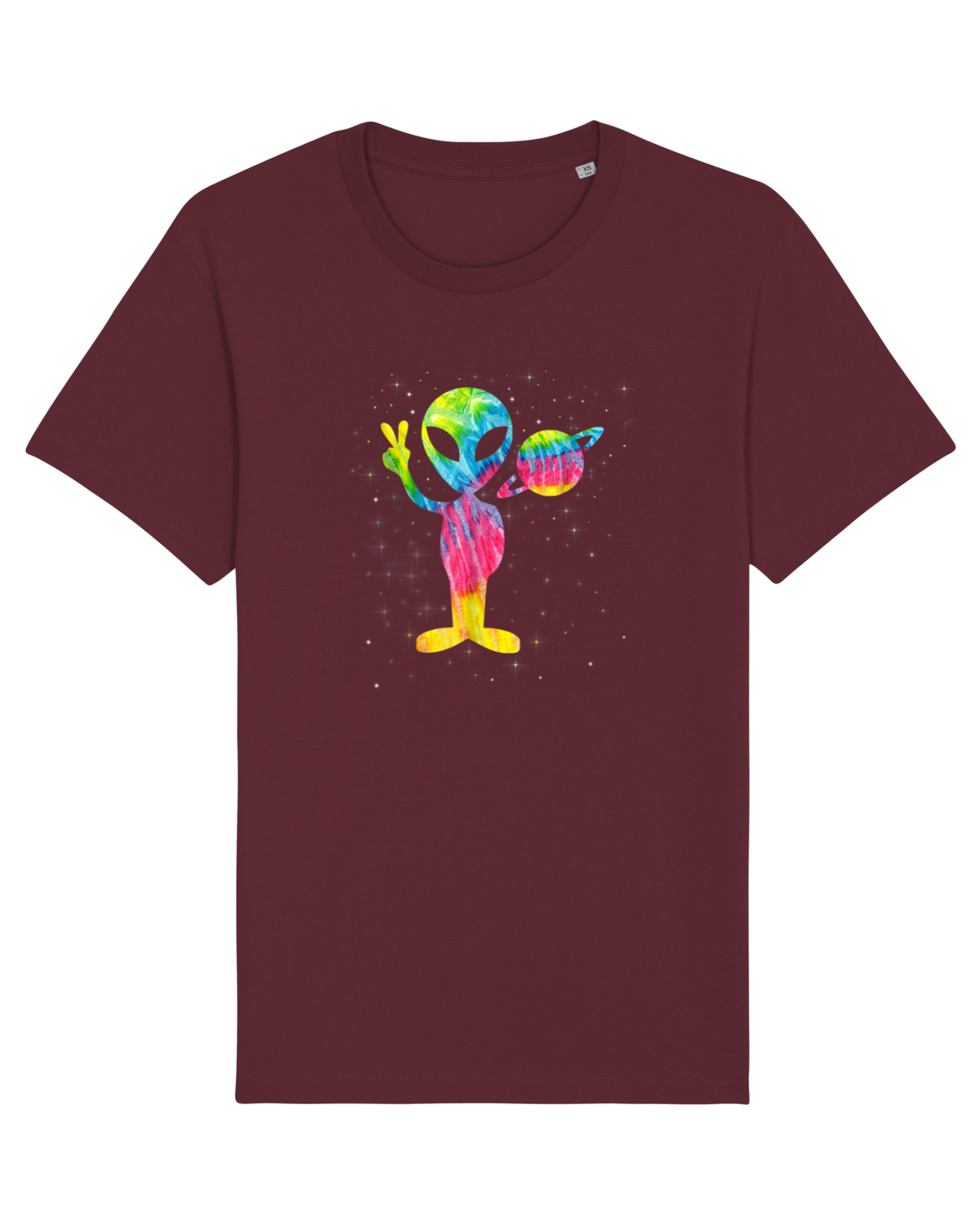 Tricou mânecă scurtă Unisex Rocker Burgundy