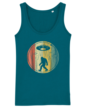 Vintage Retro Classic Bigfoot Sasquatch Alien UFO Ocean Depth