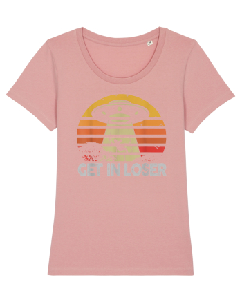 Vintage Retro Get In Loser Alien Canyon Pink