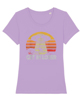 Vintage Retro Get In Loser Alien Lavender Dawn