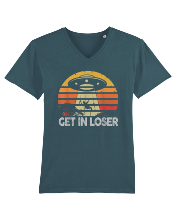 Vintage Retro Get In Loser Alien Stargazer