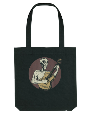 Vintage Style Alien For Guitar Players Black