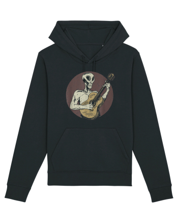 Vintage Style Alien For Guitar Players Black