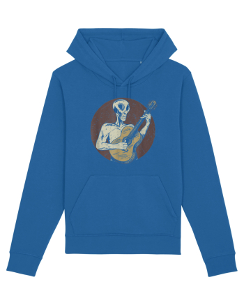 Vintage Style Alien For Guitar Players Royal Blue