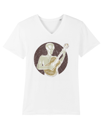 Vintage Style Alien For Guitar Players White
