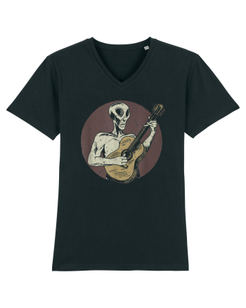 Vintage Style Alien For Guitar Players Black