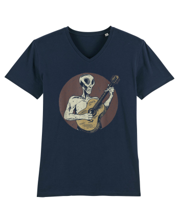 Vintage Style Alien For Guitar Players French Navy