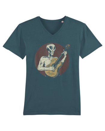 Vintage Style Alien For Guitar Players Stargazer